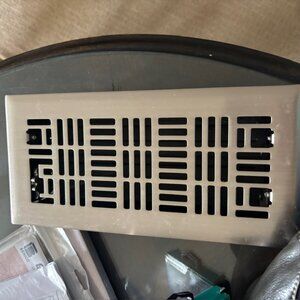 Hampton Bay Art Nouveau Floor Register in Oil Rubbed Bronze 4" x 10"